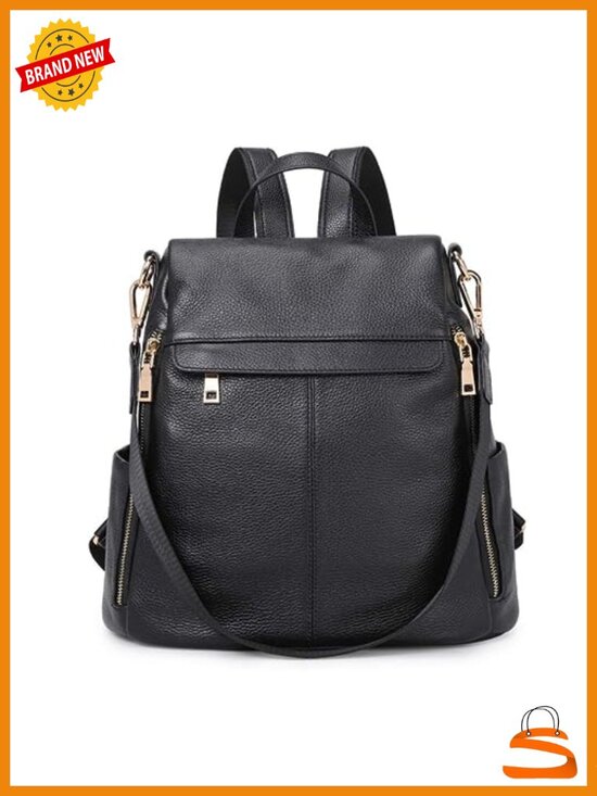 Genuine Leather Anti-Theft Backpack Purse Satchel Shoulder Bag main image 5